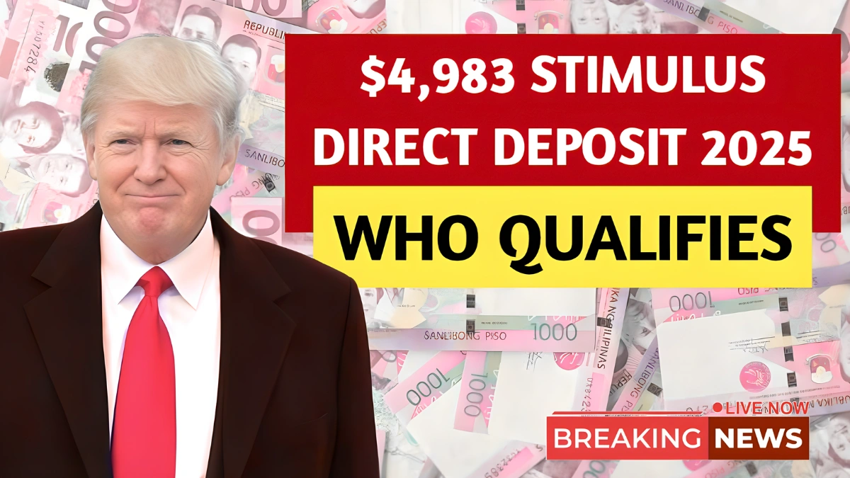 $4,983 IRS Direct Deposit in December 2025