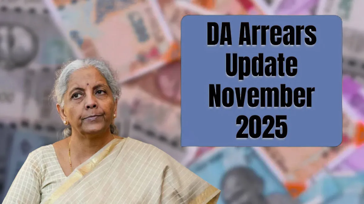 DA Arrears Update November 2025