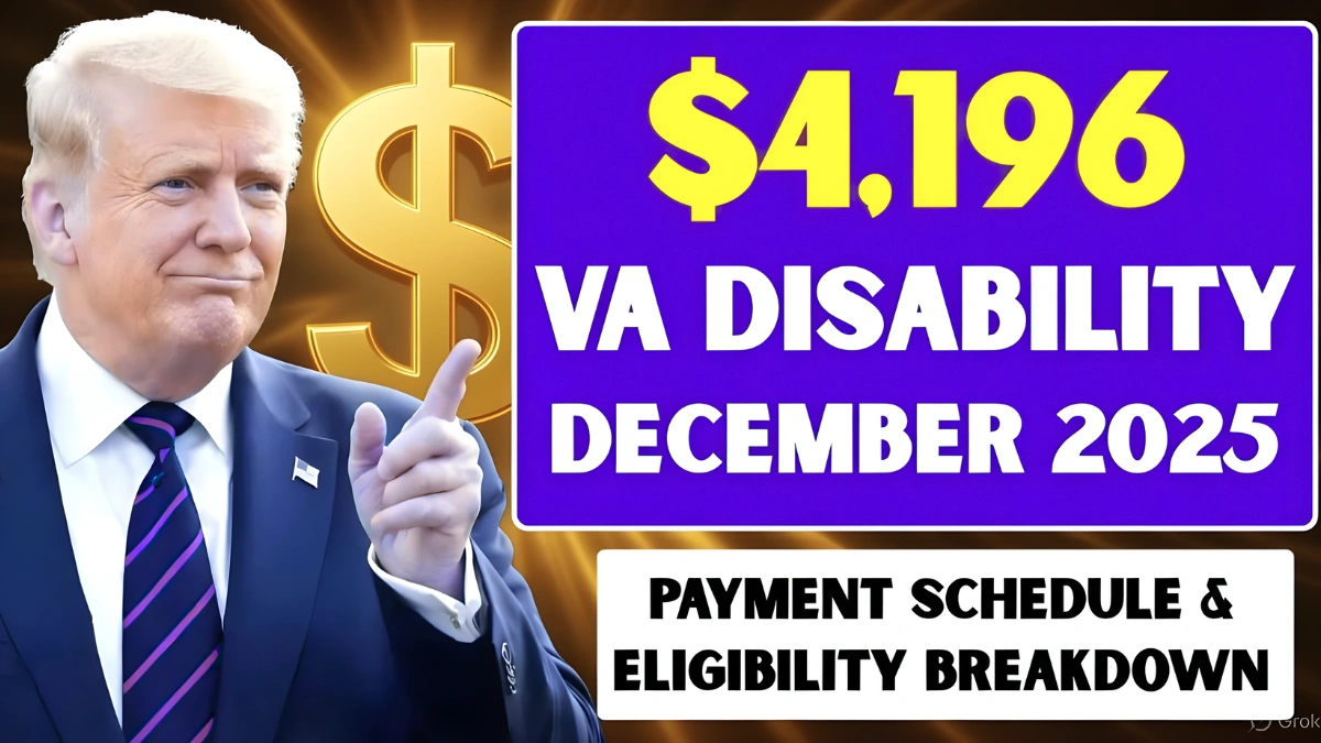 The Rumored $4,196 VA Disability Payment for December 2025